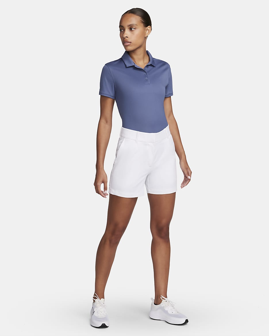 White nike orders golf shorts